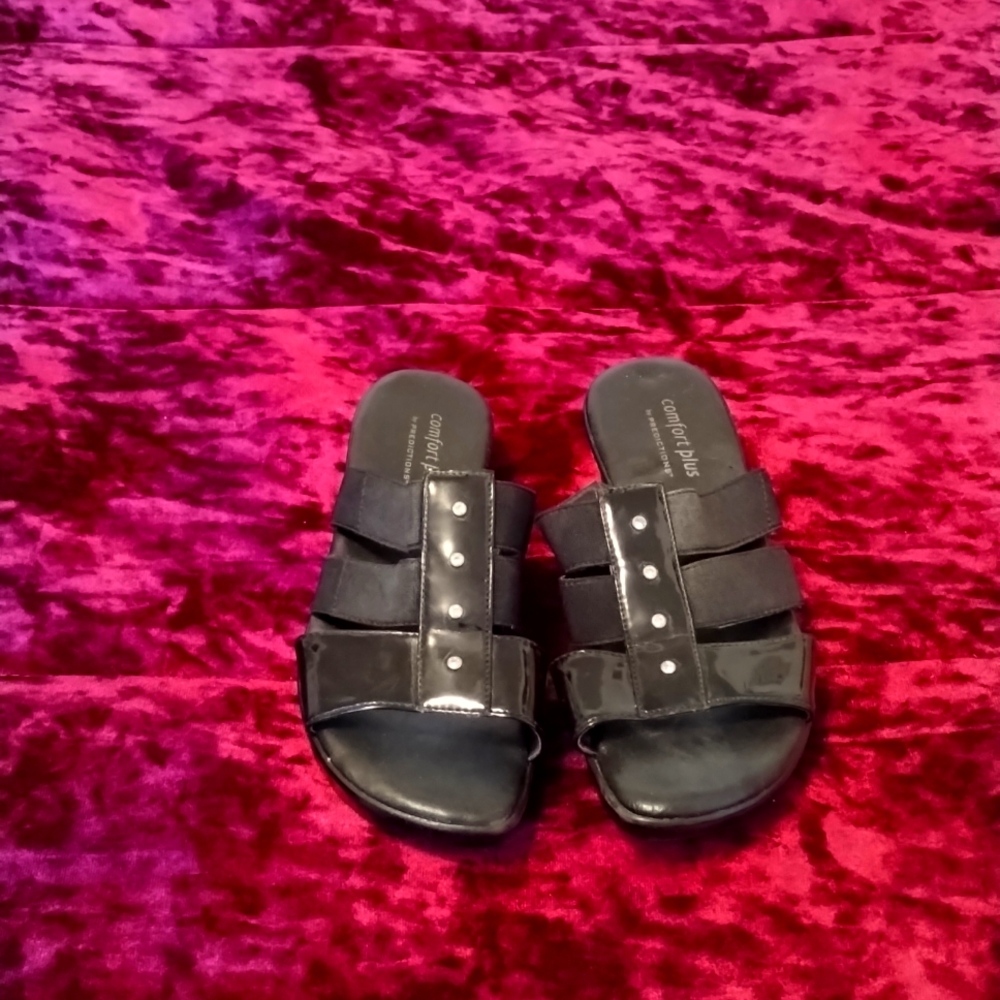 Black Patent Sandals